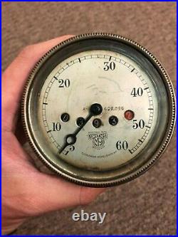 Vintage Smiths Speedometer 0-60 MPH 3 White Face A. 609.096 Rare Car Bike Part