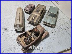 Vintage Some Metal car kits Plus Many More PARTS ONLY SOLD AS