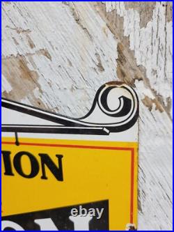 Vintage Spark Plug Porcelain Flange Sign Automobile Engine Car Truck Part Store