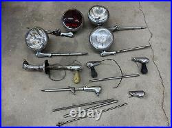 Vintage Spotlight LOT FOR Parts Restoration Light Car Truck Auto Unity S6 Chrome