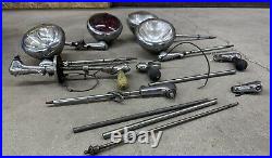 Vintage Spotlight LOT FOR Parts Restoration Light Car Truck Auto Unity S6 Chrome