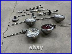 Vintage Spotlight LOT FOR Parts Restoration Light Car Truck Auto Unity S6 Chrome