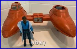 Vintage Star Wars Original landspeeder, cloudcar & figure set parts misc Lot