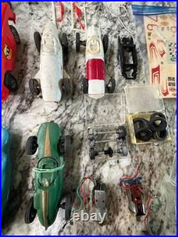 Vintage Strombecker Slot Car Lot 1/32 Cars Motors Parts Boxes Controllers