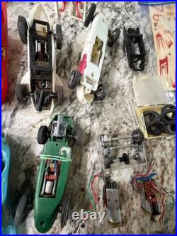 Vintage Strombecker Slot Car Lot 1/32 Cars Motors Parts Boxes Controllers