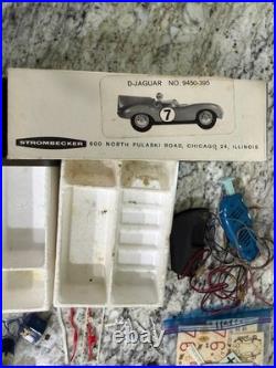 Vintage Strombecker Slot Car Lot 1/32 Cars Motors Parts Boxes Controllers