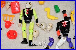 Vintage TYCO Crash Test Dummies PARTS Toy Lot Cars, Truck, Figures, Airplanes