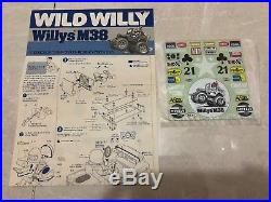 Vintage Tamiya 1/10 Wild Willy Willy's M38 Bdy Parts Set