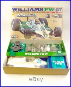 Vintage Tamiya 1/10th scale Williams FW-07 (Competition Special) kit No RA1019