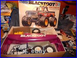 Vintage Tamiya Blackfoot Ford 150 Ranger RC Box & Parts Only Estate Find