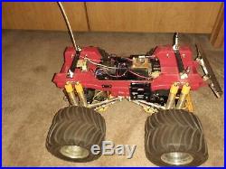 Vintage Tamiya Bullhead Clodbuster Rc Monster truck with upgrades