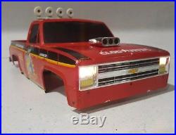 Vintage Tamiya Clod Buster Chevy Truck Body Rock Crawler Scale Bowtie Grill 1/10