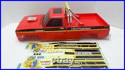 Vintage Tamiya ClodBuster Body ONLY Chevy Bowtie & Chevrolet Tailgate