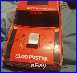 Vintage Tamiya Clodbuster RC Monster Truck 4X4X4 (works)
