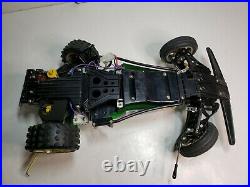 Vintage Tamiya FOX 1/10 RC Car Buggy For Parts or Repair With Challenger 2P