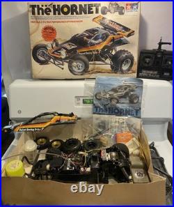 Vintage Tamiya Hornet RC Car with Manual & Original Receipt For Parts / Repair