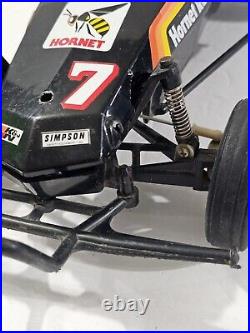 Vintage Tamiya Hornet RC Car with Manual & Original Receipt For Parts / Repair