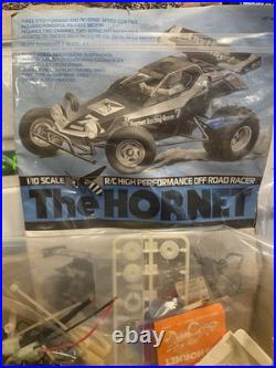 Vintage Tamiya Hornet RC Car with Manual & Original Receipt For Parts / Repair