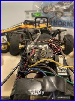 Vintage Tamiya Hornet RC Car with Manual & Original Receipt For Parts / Repair