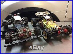 Vintage Tamiya Hot Shot 4WD Racing Buggy with Parts Car 58047 LOOK