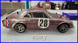 Vintage Tamiya M02 Alpine Renault A110 1/10 RC Car 2WD Rolling Chassis Parts