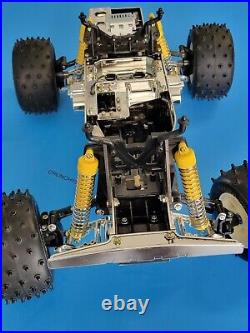 Vintage Tamiya Nissan King Cab Truck Roller CCP Custom Chrome Chassis RC Parts