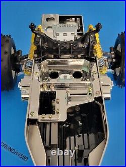 Vintage Tamiya Nissan King Cab Truck Roller CCP Custom Chrome Chassis RC Parts