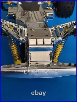 Vintage Tamiya Nissan King Cab Truck Roller CCP Custom Chrome Chassis RC Parts