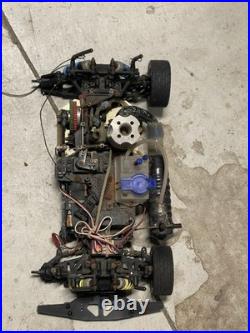 Vintage Tamiya TG10 MK2 1/10 Nitro Touring Car Chassis For Parts Repairs