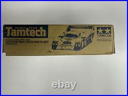 Vintage Tamiya Tamtech 1/24 RC car Porsche 962c body parts set NIB