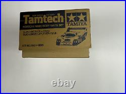 Vintage Tamiya Tamtech 1/24 RC car Porsche 962c body parts set NIB