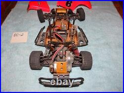 Vintage Team Associated RC10 Gold Rc Car Chassis And Lots Of Parts