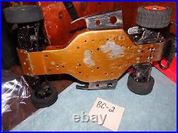 Vintage Team Associated RC10 Gold Rc Car Chassis And Lots Of Parts