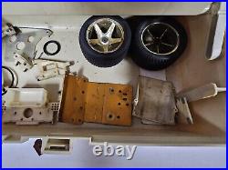 Vintage Team Associated RC10 Gold Rc Car Chassis With Manual And Lots Of Parts