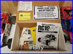 Vintage Team Associated RC10GT Lot 2 Nitro Stadium Trucks OS Max CV & Parts