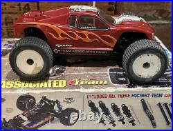 Vintage Team Associated RC18T 1/18 Mini With Box, Battery And Transmitter