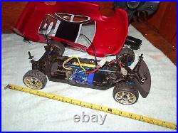 Vintage Team Associated TC4 For Parts Or repair withRadio control