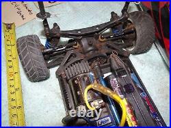 Vintage Team Associated TC4 For Parts Or repair withRadio control