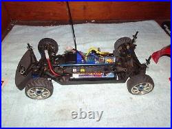 Vintage Team Associated TC4 For Parts Or repair withRadio control