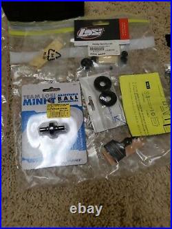 Vintage Team losi mini t/desert truck 1/18 and large parts lot, new brushless