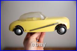 Vintage Tether Car Hot Rod toy Racer Convertible top yellow parts repair Vintage Tether Car Hot Rod toy Racer Convertible top yellow parts repair