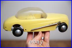 Vintage Tether Car Hot Rod toy Racer Convertible top yellow parts repair Vintage Tether Car Hot Rod toy Racer Convertible top yellow parts repair