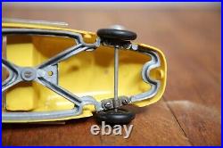 Vintage Tether Car Hot Rod toy Racer Convertible top yellow parts repair