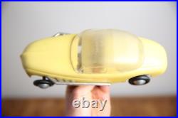 Vintage Tether Car Hot Rod toy Racer Convertible top yellow parts repair Vintage Tether Car Hot Rod toy Racer Convertible top yellow parts repair