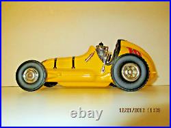 Vintage Thimble Drome Nylint tether midget toy race car, line control. Mint