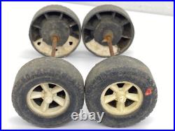 Vintage Tin Yonezawa NBC Television News Van RCA Victor Color Bus PARTS Japan