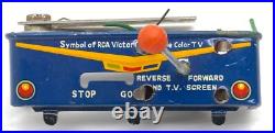 Vintage Tin Yonezawa NBC Television News Van RCA Victor Color Bus PARTS Japan