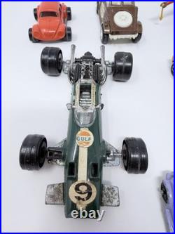 Vintage Toy Vehicle Lot 7 Polistil Brabham F1 Diecast Cars Parts Repair #15-30 Vintage Toy Vehicle Lot 7 Polistil Brabham F1 Diecast Cars Parts Repair #15-30