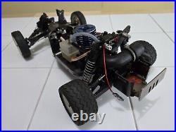 Vintage Traxxas Nitro Buggy RC Car Project For Parts Or Repair