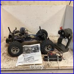 Vintage Traxxas Nitro Stampede With Manual and Controller For Parts or Repair